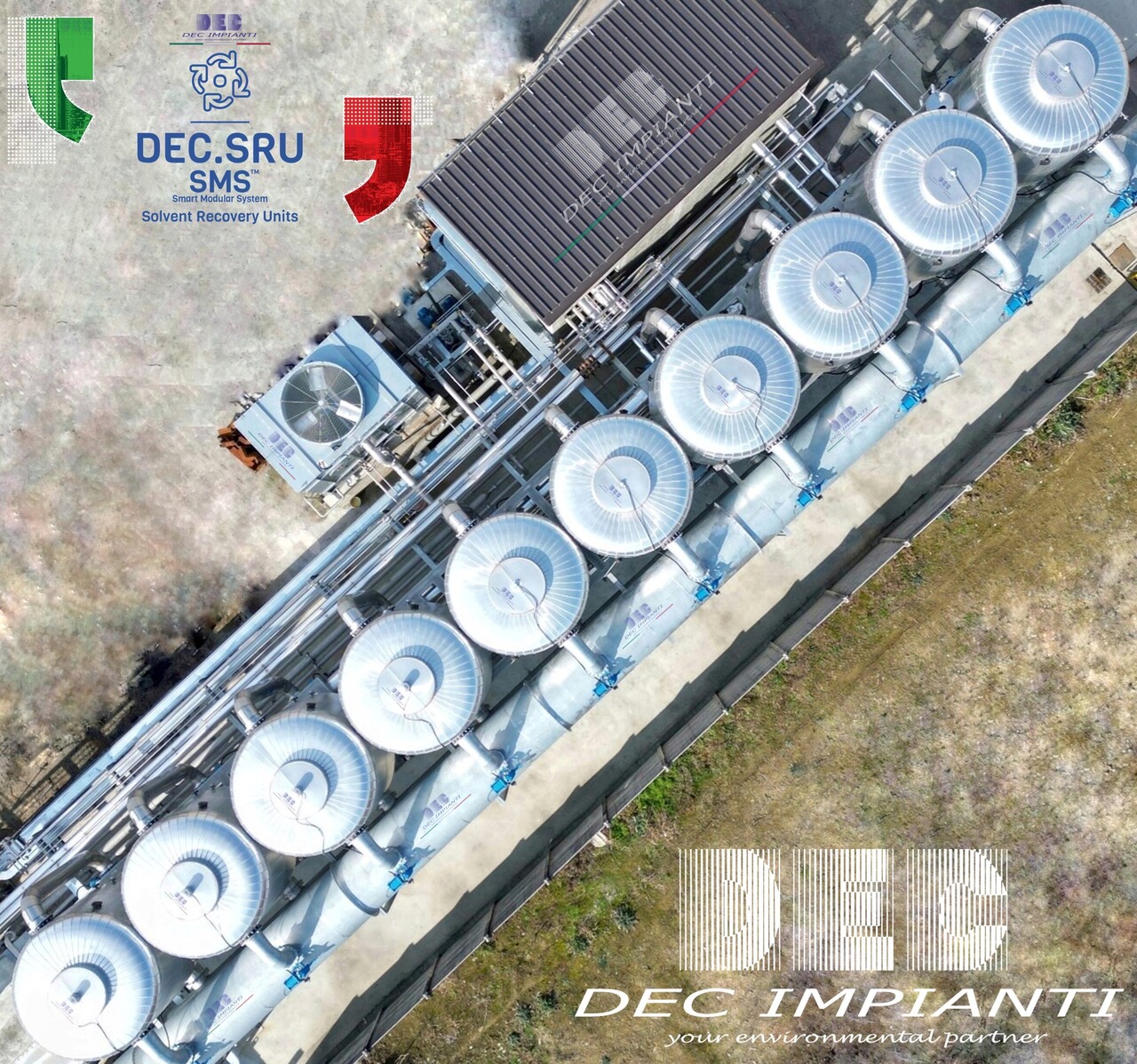 DEC IMPIANTI, DEC, solvent recovery for label converting industry, SRU, SRS, SRP, label, converting, VOC emission control, solvent recovery, VOC recovery, VOC abatement, VOC emission control technology, VOC abatement systems, air pollution control, solvent recovery systems, environmental compliance, VOC recovery system, solvent recovery unit, VOC recovery equipment, solvent recovery equipment, solvent recycling, VOC capture, solvent reclamation, solvent purification, VOC treatment, solvent regeneration, distillation, solvent distillation, VOC recovery process, activated carbon, adsorbent, ethyl acetate, ETAC, MEK, nitrogen, N2, LEL monitoring, engineering, supply, turnkey, sustainable, innovation, decarbonization, energy efficiency, chemical recycling, recycling, sustainability solutions, sustainability, reclaiming, carbon offset, circular economy, climate change, climate policy, climate action, environmental challenges, sustainable development, sustainability roadmap, Cerutti, Rotomec, Bobst, Nordmeccanica, Flexotecnica, Windmoeller Hoelscher, Uteco, Kohli, Comexi, Acom, SAM, Beiren, Huitong, Pelikan