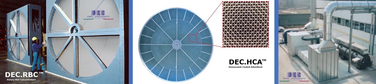 DEC.RBC™ - rotary bed concentrators - DEC IMPIANTI S.p.A. DEC IMPIANTI, DEC, RBC, rotary, bed, concentrator, concentrators, wheels, XBC, SBC, RBC, FBC, activated carbon, zeolite, molecular sieves, polymer, adsorption, desorption, regeneration, nitrogen, inert gas, VOC emission control, solvent recovery, VOC recovery, VOC abatement, solvent recovery systems, VOC recovery system, solvent recovery unit, VOC recovery equipment, solvent recovery equipment, solvent recycling, VOC capture, solvent reclamation, solvent purification, VOC treatment, solvent regeneration, distillation, solvent distillation, VOC recovery process, activated carbon, adsorbent, nitrogen, oxidizer, thermal oxidation, regenerative thermal oxidizer, LEL, LEL monitoring, flexible packaging, converting, engineering, supply, turnkey, sustainable, innovation, decarbonization, carbon reduction, low carbon, carbon neutrality, emission control, net-zero emissions, greenhouse gas mitigation, carbon footprint, carbon capture and storage (CCS), energy efficiency, sustainability, carbon offset, circular economy, climate change, climate policy, climate action