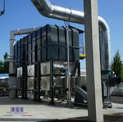 a Thermal Oxidizer (DEC.XTO™), installed at a flexible packaging site (Italy) - DEC IMPIANTI S.p.A. DEC, DEC IMPIANTI, catalytic thermal oxidizer, catalytic oxidizer, catalytic incinerator, air pollution control, pollution abatement technology, VOC abatement, HAP treatment, industrial emission control, high-temperature catalyst, precious metal catalyst, energy-efficient oxidation, low-temperature oxidation, emission reduction solutions, pollution control equipment, environmental compliance, industrial process emissions, heat recovery systems, gas stream purification, airborne pollutant removal, oxidation equipment, GHG, CO2, NOx, CO, N2O, direct-fired thermal oxidizer, afterburner, industrial exhaust treatment, Volatile organic compounds, Hazardous air pollutants, Emission control system, Pollution abatement, Combustion chamber, Destruction efficiency, Heat recovery, Exhaust gas treatment, Energy efficiency, Furnaces, CTO, XTO, TOX, VOC, HAP, used Thermal Oxidizer, Thermal Oxidation, Thermal Oxidizer Service, Thermal Oxidizer Repair, Thermal Oxidizer Maintenance, oxidiser, MACT, BACT, RACT, EPA, Title V Permit, Destruction Efficiency, 99% Destruction Efficiency, Combustion, Combustion Controls, environmental services