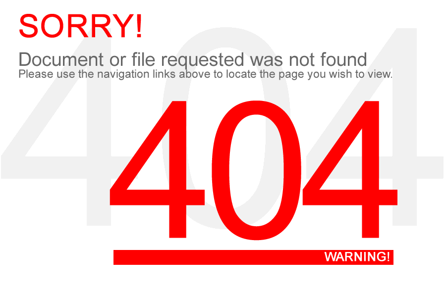 DEC, error 404, document not found
